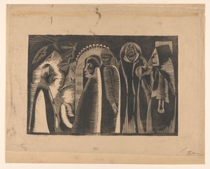 Fantasie (original tittel på objekt) av Samuel Jessurun de Mesquita (signed by artist)