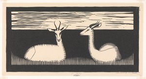 To gaseller av Samuel Jessurun de Mesquita (signed by artist)