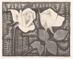 To roser av Samuel Jessurun de Mesquita (signed by artist)