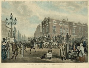 Elephant and Castle, Newington, London, 1826