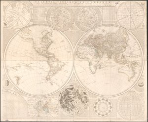Scientia terrarum et coelorum: eller, himmelen og jorden astronomisk og geografisk avgrenset og vist: inneholder de mest nysgjerrige og nyttige opplysningene i solcellestjerne- og verdslige systemer, trofast oppregnet og avgrenset i henhold til t. av Samuel; Kitchin Dunn