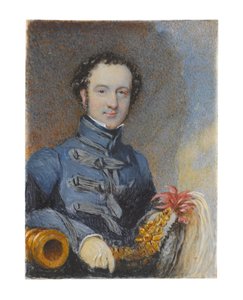 Kaptein William Siborne, 1830 ca av Samuel Lover
