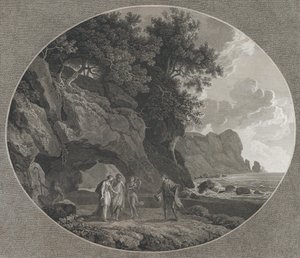 The Tempest, Act I: Ferdinand and Miranda, 1788.
