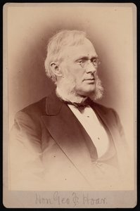 Portrett av George Frisbie Hoar 1826-1904, mellom 1876 og 1880. av Samuel Montague Fassett