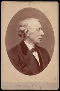 Portrett av Horatio King 1811-1897, mellom 1876 og 1880. av Samuel Montague Fassett