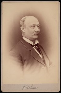 Portrett av J.H. Sims, mellom 1876 og 1880. av Samuel Montague Fassett