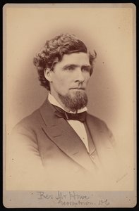 Portrett av pastor Howe, mellom 1876 og 1880. av Samuel Montague Fassett