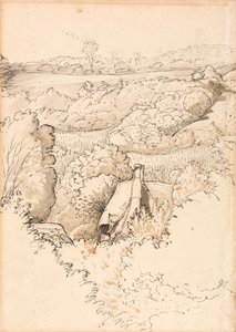 En hytte blant trær, Shoreham av Samuel Palmer