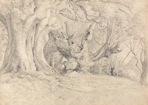 Gamle trær, Lullingstone Park av Samuel Palmer