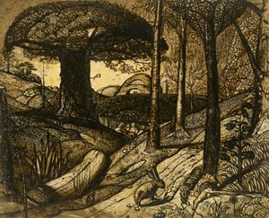 Tidlig morgen, 1825 av Samuel Palmer