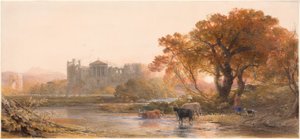 Kveld i Italia – den øde villaen av Samuel Palmer