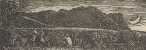 Høst under en halvmåne av Samuel Palmer