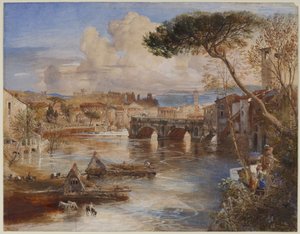 Den ødelagte broen, Roma av Samuel Palmer