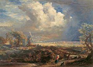 Sommerstorm nær Pulborough, Sussex av Samuel Palmer