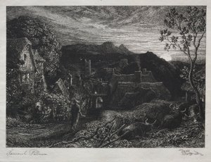 The Bellman, 1879. av Samuel Palmer
