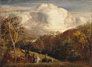 Den lyse skyen av Samuel Palmer