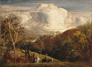 Den lyse skyen av Samuel Palmer