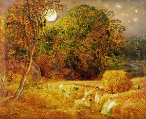 Høstmånen av Samuel Palmer