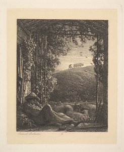 The Sleeping Shepherd, tidlig morgen, 1857.