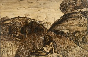 Dalen tykk med mais, 1825.