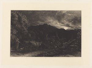 Den slitne plogmannen av Samuel Palmer