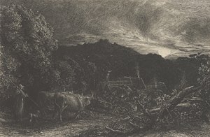 The Weary Ploughman, eller The Herdsman, eller Tardus Bubulcus, begynte i av Samuel Palmer
