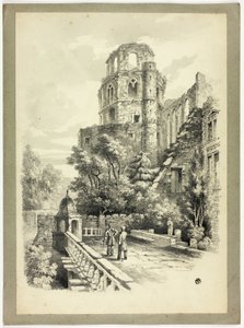 Heidelberg slott av Samuel Prout