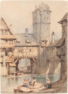 Vaskerier før Wasserturm, Nürnberg