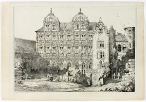 En del av slottet i Heidelberg av Samuel Prout