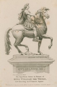 Rytterstatue av kong Vilhelm III av Samuel Rawle