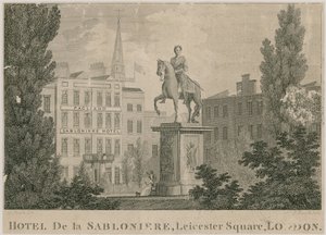 Hotel de Sablonniere, Leicester Square, London