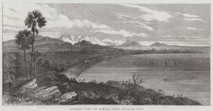 Generell utsikt over Bombay, fra Malabar Hill av Samuel Read
