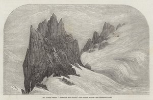 Mr Albert Smiths Ascent of Mont Blanc, Grands Mulets av Samuel Read