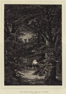 The Manor House, ankomst av gjester av Samuel Read