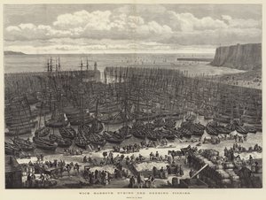 Wick Harbor under sildefisket