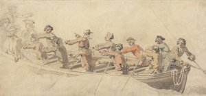 En skipsbåt av Samuel Scott
