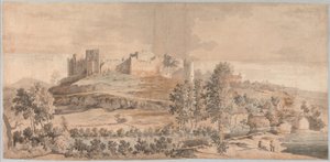 Ludlow slott av Samuel Scott