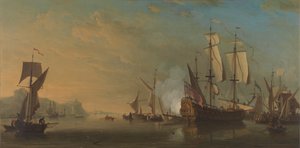 Frakt fra Dover av Samuel Scott