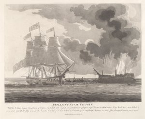 Strålende sjøseier av Samuel Seymour