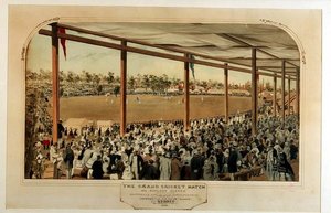 The Grand Cricket Match: All England Eleven versus the Twenty Two of New South Wales