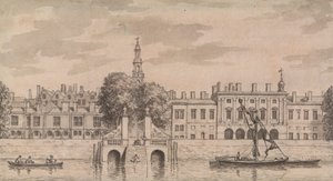 Gamle Somerset House av Samuel Wale