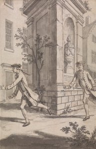 The Pursuit (sannsynligvis et design for The Tyburn Chronicle) av Samuel Wale
