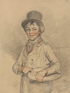 En gutt med en kurv av Samuel de Wilde