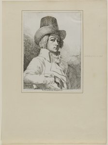 Portrett av B. Reading, gravør av Samuel de Wilde