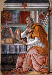 Saint Augustine (fresco av Sandro Botticelli