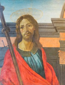 Saint James major av Sandro (and workshop) Botticelli