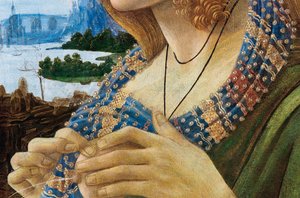 Allegorisk portrett av en kvinne Simonetta Vespucci. Detalj, 1480-1490 av Sandro Botticelli
