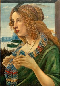 Allegorisk portrett av en kvinne (Simonetta Vespucci?) av Sandro Botticelli