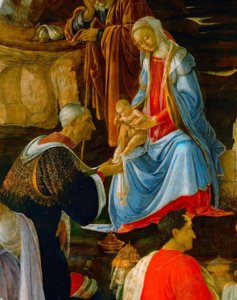Tilbedelse av magiene av Sandro Botticelli