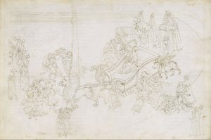 Tegninger til Dantes «Den guddommelige komedie» (Purgatorio 31) av Sandro Botticelli